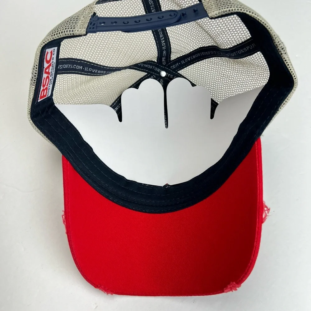Citgo Boston Trucker Hat Boston Sports Apparel Navy Red Cap Snapback One Size - Picture 8 of 10